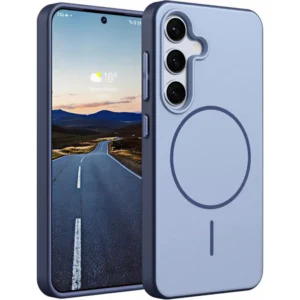 S26 mágneses tok, slim 0,5 mm, Sötétkék