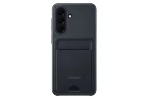 Samsung A57 tok, kártyatartós, vékony kialakítás, Fekete