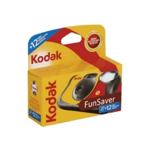 Kodak FunSaver Flash eldobható fényképezőgép, 27+12 expozíció, Sárga (EU)
