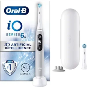 Oral-B iO fogkefe Series 6s, Nyomásérzékelő, Antracitszürke
