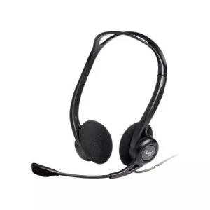Logitech Headset Wired 960, USB-A csatlakozás, Kétirányú mikrofon, Fekete (981-000100)