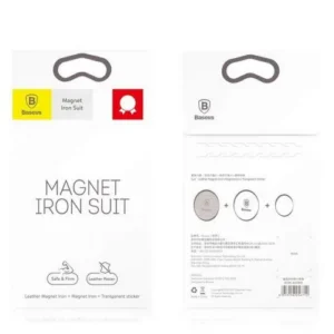 Baseus Magnet Iron Suit autós tartóhoz, 2 db fém lemez, Ezüst (ACDR-A0S)