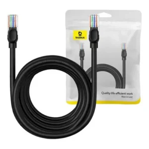 Baseus CAT5 kábel High Speed RJ45, 1000 Mbps, 8 m, Fekete (B00133206111-06)