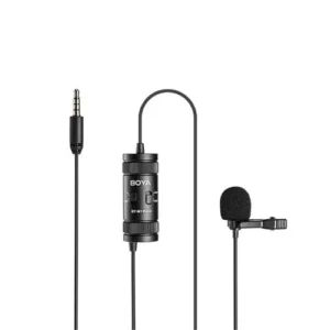 BOYA BY-M1 Pro II vezetékes mikrofon, irányfüggetlen, Fekete (EU)