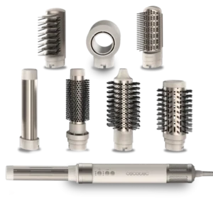 Cecotec AirGlam hajformázó Bamba CeramicCare, 8 cserélhető fej, Pezsgő (03465)