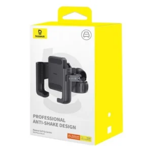 Baseus GoTrip telefontartó Series kerékpárra, 5,7–7,2" kompatibilis, vibrációcsillapító, Fekete (C40572301111-00)