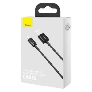 Baseus Lightning kábel, Superior Series, 2,4 A, Fekete (CALYS-A01)