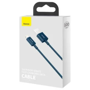 Baseus Lightning kábel Superior Series, Gyors töltés 2,4A, Kék (CALYS-A03)