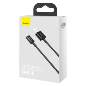 Baseus Lightning Superior Series kábel, Gyors töltés 2,4A, Fekete (CALYS-C01)