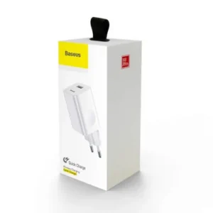Baseus Travel Charger Quick Charger, 24W Quick Charge 3.0, Fehér (CCALL-BX02)