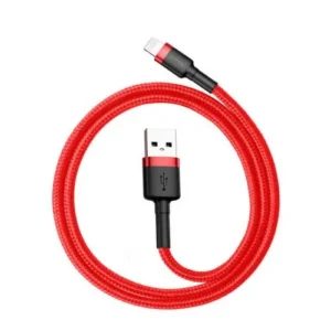 Baseus Lightning Cafule Cable, 2.4A, 0,5 m, Red (CALKLF-A09)