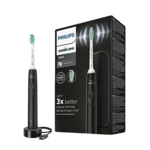 Philips Sonicare 3100 Series HX3673/14 elektromos fogkefe, szónikus tisztítás, 14 napos üzemidő, Fekete