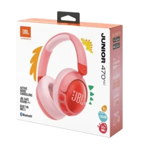 JBL JR470NC fejhallgató, aktív zajcsökkentés, Rózsaszín (EU)