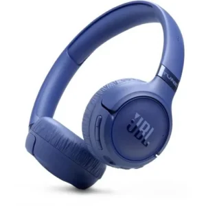 JBL Tune 680NC on-ear fejhallgató, aktív zajszűrés, 76 óra üzemidő, Kék