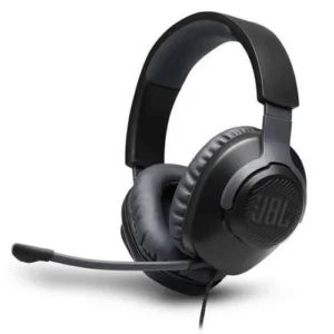 JBL Quantum 100 fejhallgató, vezetékes, levehető mikrofonnal, Fekete