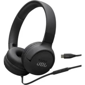 JBL Tune 520C fejhallgató, vezetékes USB-C, Fekete