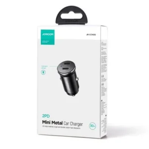 Joyroom JR-CCN06 töltő, 2x USB-C, 30W, Fekete