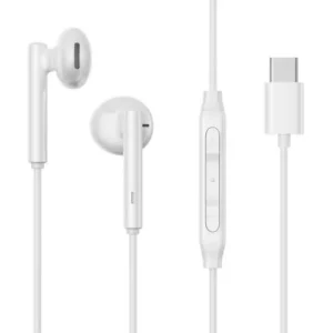 Joyroom JR-EC06 fülhallgató, vezetékes, USB-C, Fehér