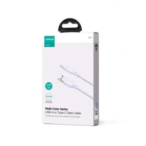 Joyroom S-A34 kábel Multi-Color Series, 100W gyorstöltés, 1 m, Lila