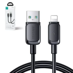 Joyroom Multi-Color Series A14 Lightning kábel, 2.4A, 480 Mbps, Fekete (S-AL012A14B)