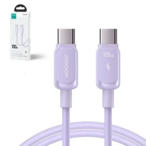 Joyroom A14 Multi-Color Series USB-C–USB-C kábel, 100W, Lila (S-CC100A141P)