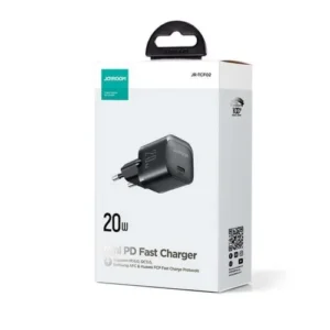 Joyroom JR-TCF02 töltő, utazó USB-C, PD 20W, Fekete
