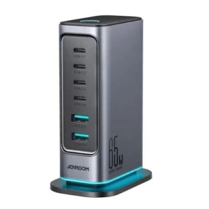 Joyroom JR-TCM02 töltő, többportos, 65W, Taupe