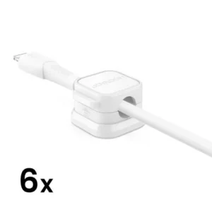 Joyroom JR-ZS368 kábelrendező, mágneses, 7.5 mm átmérő, Fehér