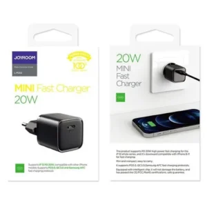 Joyroom L-P202 töltő, 20W USB-C, Fekete