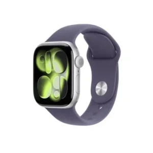 Apple Watch Series 11 (2025) GPS 42mm Silver Alu Case, Purple Fog Sport Band S/M EU MEU64, 64GB okosóra