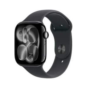 Apple Watch Series 11 (2025) GPS 46mm, S10 chip, Alumínium tok, Fekete (MEUX4)