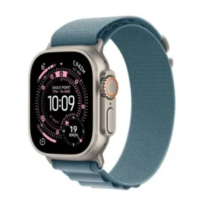 Apple Watch Ultra 3 (2025) GPS + Cellular 5G 49mm Natural Titanium Case with Light Alpine Trail Loop Strap Large EU MEWP4, 49mm, 64GB, Natural titanium (MEWP4)