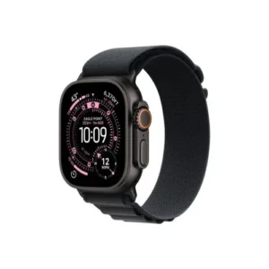 Apple Watch Ultra 3 okosóra (2025) GPS + Cellular 5G 49mm Black Titanium Case with Black Alpine Loop Medium EU MF0V4, 100m vízálló, Fekete