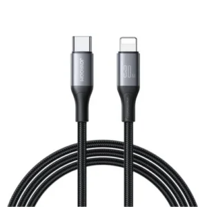 Joyroom A28 töltőkábel Type-C–Lightning, 30W töltés, 480 Mbps, Fekete (S-A28_CLB1)