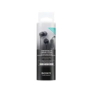 Sony MDR-EX15AP fülhallgató, mikrofonos, 9 mm dinamikus meghajtó, Fekete