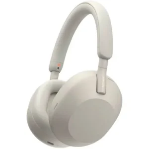 Sony WH-1000XM5 fejhallgató, Bluetooth 5.2, Zajszűrés, Ezüst (EU)