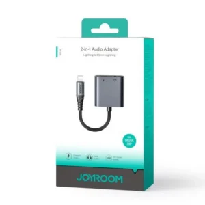 Joyroom SY-L01 adapter, DAC 2-in-1, Fekete