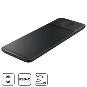 Samsung Trio töltőállomás Wireless, 3 eszköz egyidejű töltés, Fekete