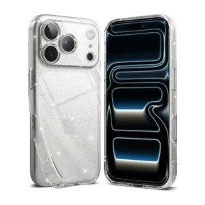 Ringke iPhone 17 Pro Case Air Glitter Clear, Ütésálló, Csillámos Átlátszó