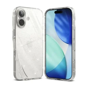 Ringke iPhone 17 Air Glitter tok, Vékony, Átlátszó