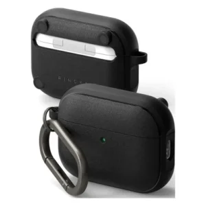 Ringke AirPods Pro 3 tok, mágneses, karabinerrel, Fekete