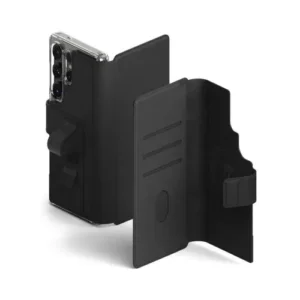 Ringke Galaxy S25 Ultra/S24 Ultra/S23 Ultra tok, Folio Grip pénztárca, Fekete