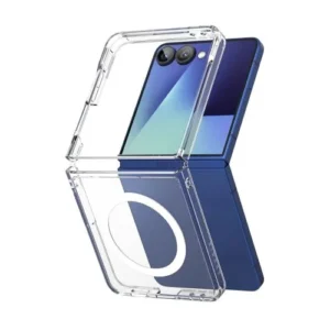 Ringke Galaxy Z Flip 7 tok Fusion, mágneses, Átlátszó