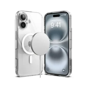 Ringke iPhone 16 tok Fusion, MagSafe, Átlátszó