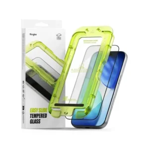 Ringke iPhone 17 Pro Max üveg képernyővédő, 9H edzett Easy Slide telepítő sablonnal, Átlátszó (2 db)