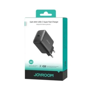 Joyroom TCG13 töltő, 45W GaN Type-C, PD 3.0, Fekete (TCG13)