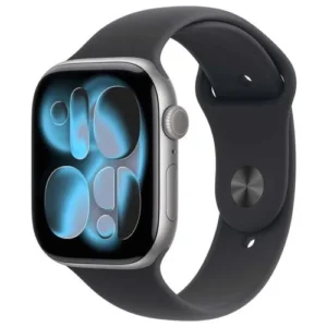 Apple Watch Series 11 (2025) GPS 46mm okosóra, Alumínium tok, 64GB, Űrszürke (MEV04)