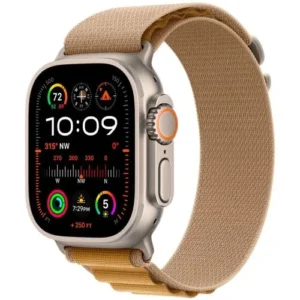Apple Watch Ultra 2 okosóra GPS + Cellular 49mm Titánium tok, Barna (MX4F3)
