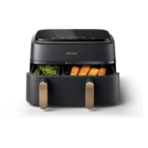 Philips Airfryer 3000 Series Dual Basket NA35200, 9L, Fekete