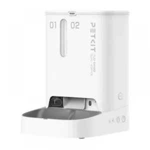 Petkit Yumshare Dual-Hopper Wireless Smart Pet Feeder, 5L, Fehér